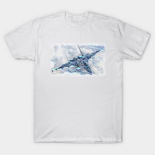 Aviation Fighter Jet ice T-Shirt